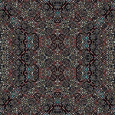 Kusursuz kaotik şablon. Kusursuz soyut doku. Etnik doku. Yaratıcı arkaplan