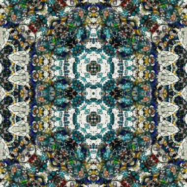 Kusursuz kaotik şablon. Kusursuz soyut doku. Etnik doku. Yaratıcı arkaplan