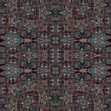 Kusursuz kaotik şablon. Kusursuz soyut doku. Etnik doku. Yaratıcı arkaplan