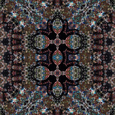 Kusursuz kaotik şablon. Kusursuz soyut doku. Etnik doku. Yaratıcı arkaplan