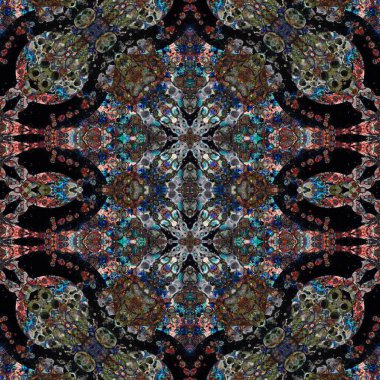 Kusursuz kaotik şablon. Kusursuz soyut doku. Etnik doku. Yaratıcı arkaplan