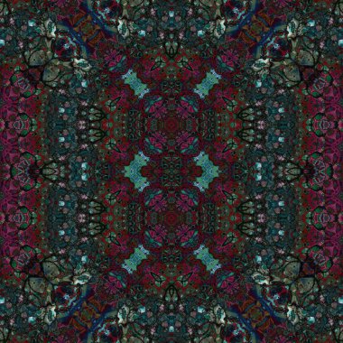 Kusursuz kaotik şablon. Kusursuz soyut doku. Etnik doku. Yaratıcı arkaplan