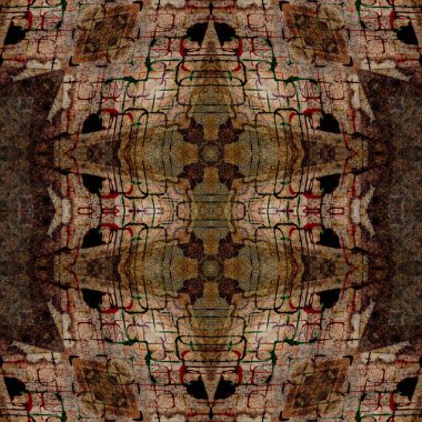 Kusursuz kaotik şablon. Kusursuz soyut doku. Etnik doku. Yaratıcı arkaplan