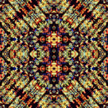 Kusursuz kaotik şablon. Kusursuz soyut doku. Etnik doku. Yaratıcı arkaplan