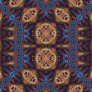 Kusursuz kaotik şablon. Kusursuz soyut doku. Etnik doku. Yaratıcı arkaplan