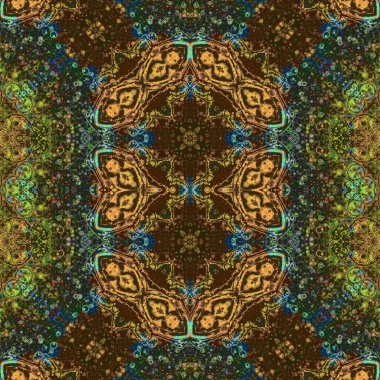 Kusursuz kaotik şablon. Kusursuz soyut doku. Etnik doku. Yaratıcı arkaplan