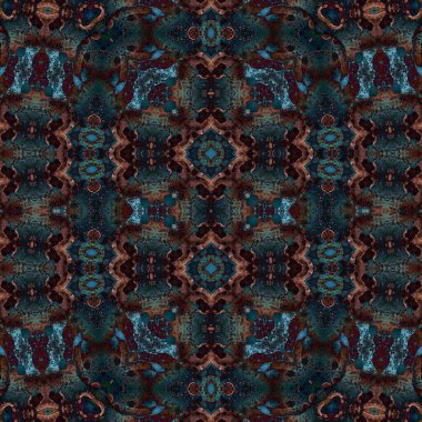 Kusursuz kaotik şablon. Kusursuz soyut doku. Etnik doku. Yaratıcı arkaplan