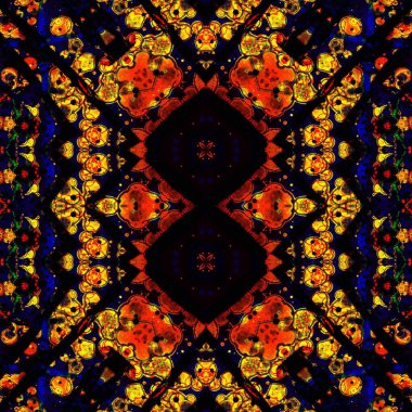 Kusursuz kaotik şablon. Kusursuz soyut doku. Etnik doku. Yaratıcı arkaplan