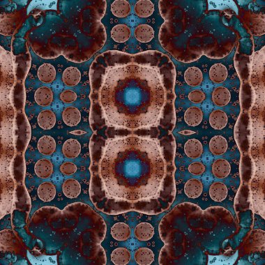 Kusursuz kaotik şablon. Kusursuz soyut doku. Etnik doku. Yaratıcı arkaplan