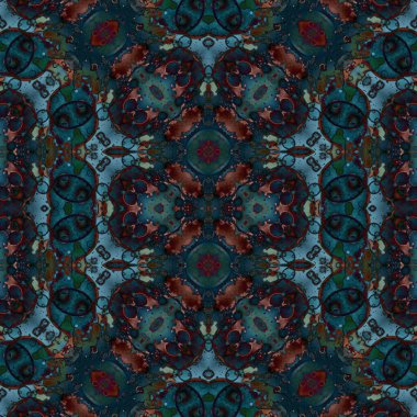 Kusursuz kaotik şablon. Kusursuz soyut doku. Etnik doku. Yaratıcı arkaplan