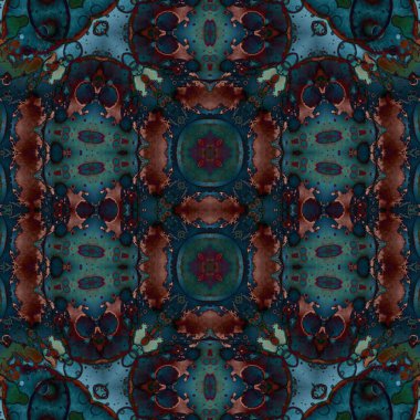 Kusursuz kaotik şablon. Kusursuz soyut doku. Etnik doku. Yaratıcı arkaplan