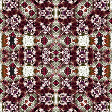 Kusursuz kaotik şablon. Kusursuz soyut doku. Etnik doku. Yaratıcı arkaplan