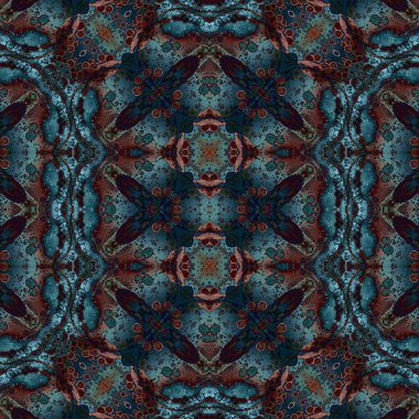 Kusursuz kaotik şablon. Kusursuz soyut doku. Etnik doku. Yaratıcı arkaplan