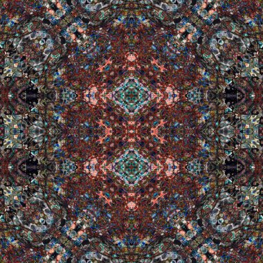 Kusursuz kaotik şablon. Kusursuz soyut doku. Etnik doku. Yaratıcı arkaplan