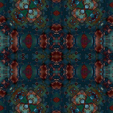 Kusursuz kaotik şablon. Kusursuz soyut doku. Etnik doku. Yaratıcı arkaplan