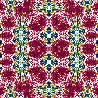 Kusursuz kaotik şablon. Kusursuz soyut doku. Etnik doku. Yaratıcı arkaplan