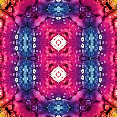 Kusursuz kaotik şablon. Kusursuz soyut doku. Etnik doku. Yaratıcı arkaplan