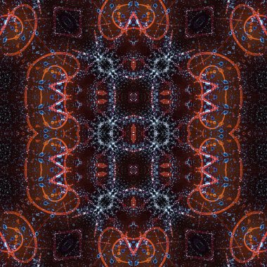 Kusursuz kaotik şablon. Kusursuz soyut doku. Etnik doku. Yaratıcı arkaplan