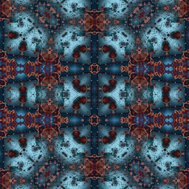 Kusursuz kaotik şablon. Kusursuz soyut doku. Etnik doku. Yaratıcı arkaplan