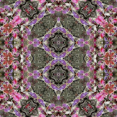 Kusursuz kaotik şablon. Kusursuz soyut doku. Etnik doku. Yaratıcı arkaplan