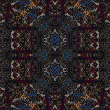 Kusursuz kaotik şablon. Kusursuz soyut doku. Etnik doku. Yaratıcı arkaplan