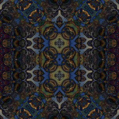 Kusursuz kaotik şablon. Kusursuz soyut doku. Etnik doku. Yaratıcı arkaplan