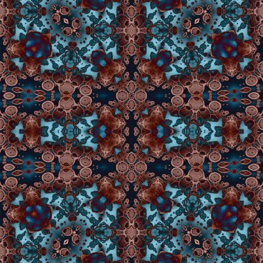 Kusursuz kaotik şablon. Kusursuz soyut doku. Etnik doku. Yaratıcı arkaplan