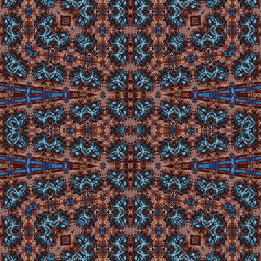 Kusursuz kaotik şablon. Kusursuz soyut doku. Etnik doku. Yaratıcı arkaplan