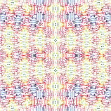 Kusursuz kaotik şablon. Kusursuz soyut doku. Etnik doku. Yaratıcı arkaplan