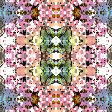 Kusursuz kaotik şablon. Kusursuz soyut doku. Etnik doku. Yaratıcı arkaplan