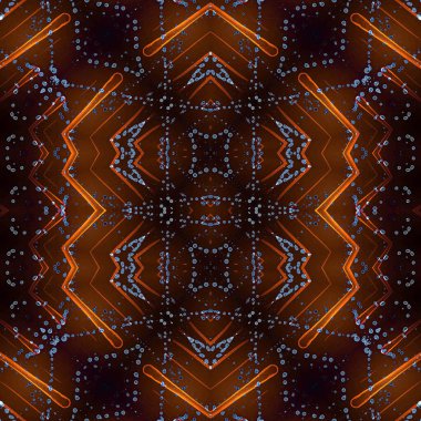Kusursuz kaotik şablon. Kusursuz soyut doku. Etnik doku. Yaratıcı arkaplan