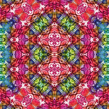 Kusursuz kaotik şablon. Kusursuz soyut doku. Etnik doku. Yaratıcı arkaplan