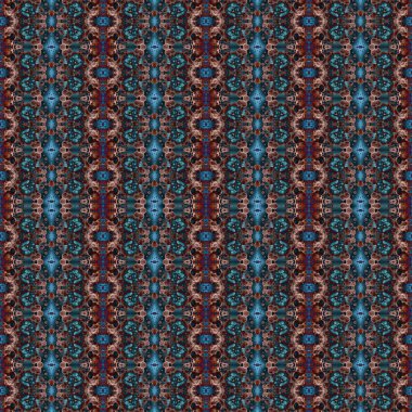 Kusursuz kaotik şablon. Kusursuz soyut doku. Etnik doku. Yaratıcı arkaplan
