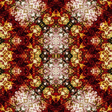 Kusursuz kaotik şablon. Kusursuz soyut doku. Etnik doku. Yaratıcı arkaplan