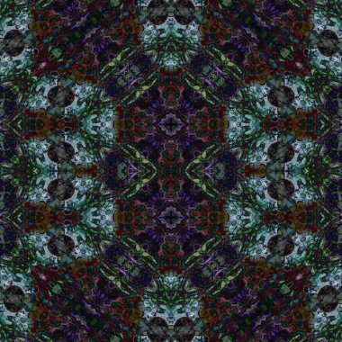 Kusursuz kaotik şablon. Kusursuz soyut doku. Etnik doku. Yaratıcı arkaplan