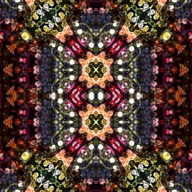 Kusursuz kaotik şablon. Kusursuz soyut doku. Etnik doku. Yaratıcı arkaplan