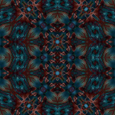 Kusursuz kaotik şablon. Kusursuz soyut doku. Etnik doku. Yaratıcı arkaplan