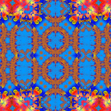 Kusursuz kaotik şablon. Kusursuz soyut doku. Etnik doku. Yaratıcı arkaplan