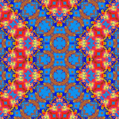 Kusursuz kaotik şablon. Kusursuz soyut doku. Etnik doku. Yaratıcı arkaplan