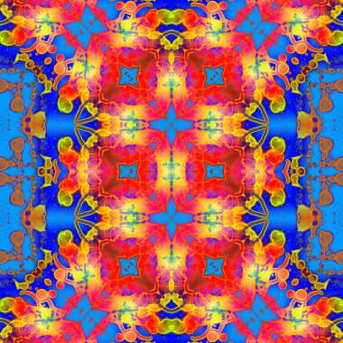 Kusursuz kaotik şablon. Kusursuz soyut doku. Etnik doku. Yaratıcı arkaplan