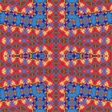 Kusursuz kaotik şablon. Kusursuz soyut doku. Etnik doku. Yaratıcı arkaplan