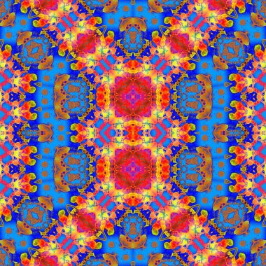 Kusursuz kaotik şablon. Kusursuz soyut doku. Etnik doku. Yaratıcı arkaplan