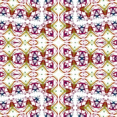 Kusursuz kaotik şablon. Kusursuz soyut doku. Etnik doku. Yaratıcı arkaplan