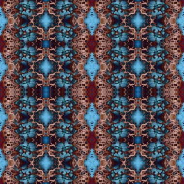 Kusursuz kaotik şablon. Kusursuz soyut doku. Etnik doku. Yaratıcı arkaplan