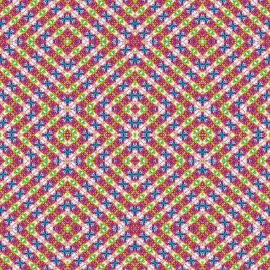 Kusursuz sanat modeli. Kusursuz sanat soyut arka plan. Etnik doku. Kaleydoskop arkaplanı