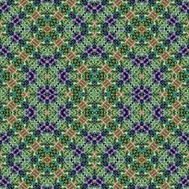 Kusursuz sanat modeli. Kusursuz sanat soyut arka plan. Etnik doku. Kaleydoskop