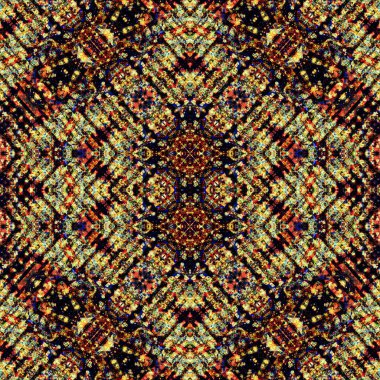 Kusursuz sanat modeli. Kusursuz sanat soyut arka plan. Etnik doku. Kaleydoskop arkaplanı