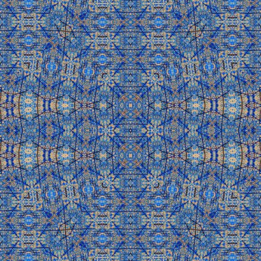 Kusursuz sanat modeli. Kusursuz sanat soyut arka plan. Etnik doku. Kaleydoskop arkaplanı