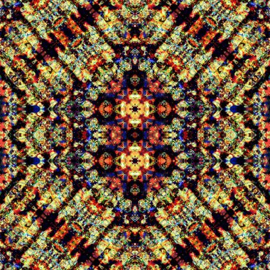 Kusursuz sanat modeli. Kusursuz sanat soyut arka plan. Etnik doku. Kaleydoskop arkaplanı