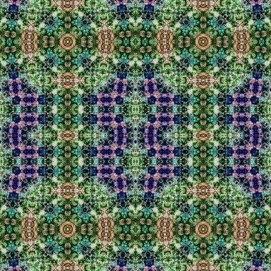 Kusursuz sanat modeli. Kusursuz sanat soyut arka plan. Etnik doku. Kaleydoskop